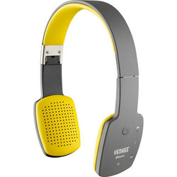Yenkee YHP15BTWE Ασύρματα Bluetooth Ακουστικά On Ear με Noise Canceling Λευκά