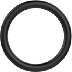 EasyToys Silicone Cock Ring Medium Ελαστικό Δαχτυλίδι Πέους Σιλικόνης Μαύρο