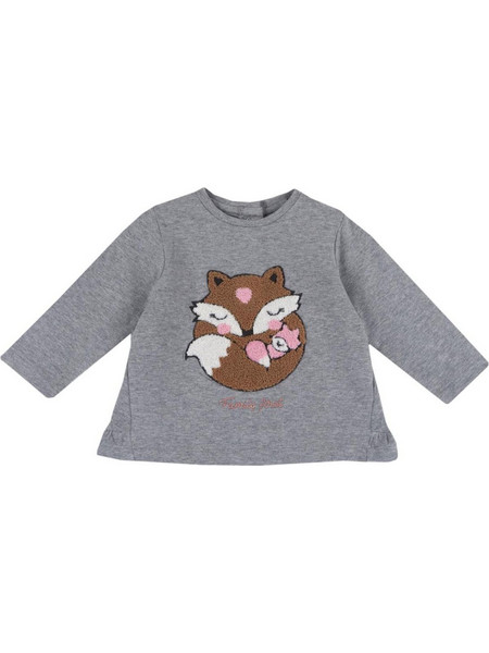 Μπλούζα μπεμπέ κορίτσι CHICCO-67471-091-GREY