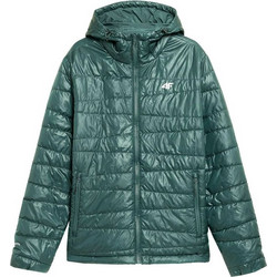 4F Primaloft Thermoe Quilted Down Ανδρικό Μπουφάν Χειμωνιάτικο Puffer Κυπαρισσί H4Z21-KUMP005-46S