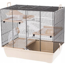 INTER-ZOO Pinky 3 Κλουβί Τρωκτικών Μαύρο 50x33x45.5cm