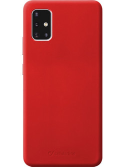 Cellular Line Sensation Back Cover Silicone for Samsung Galaxy A71 red