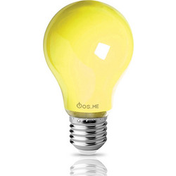 FOS_ME ΛΑΜΠΑ LED 8W A60 E27 ΕΝΤΟΜΟΑΠΩΘΗΤΙΚΗ ΚΙΤΡΙΝΗ 2500Κ 44-04942