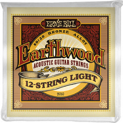 Ernie Ball 2153 Earthwood Σετ 12 Χορδές Ακουστικής Κιθάρας Phosphor Bronze 9-46" Light Tension