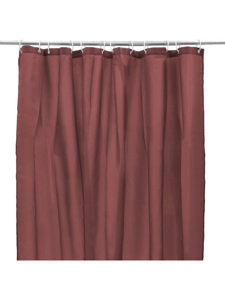 ΚΟΥΡΤΙΝΑ ΜΠΑΝΙΟΥ POLYESTER ΚΟΚΚΙΝΗ 180Χ200ΕΚ