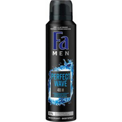 Fa Perfect Wave Refreshing Fresh Ανδρικό Αποσμητικό Spray 48h Χωρίς Αλουμίνιο 150ml