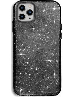 Back Cover Θήκη Σιλικόνης Glitter για iPhone 11 Pro Max Μαύρο
