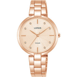 Lorus Γυναικείο Ρολόι με Ροζ Χρυσό Μεταλλικό Μπρασελέ RG240VX9
