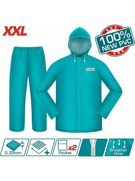 Αδιάβροχο Κοστούμι TOTAL Β.Τ XXLARGE (THTRS031.XXL )