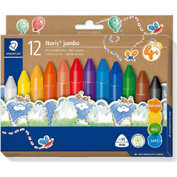 Staedtler Noris Jumbo Κηρομπογιές Σετ 12τμχ