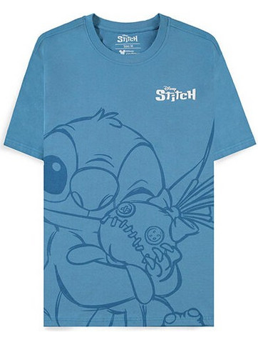 Stitch Hug T-Shirt Blue XS