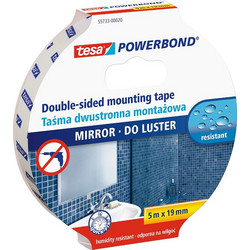 Κολλητική ταινία Tesa powerbond στερέωσης καθρέφτη διπλής όψης 5m x 19mm