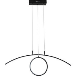 ARlight PDC 687 BK Κρεμαστό Φωτιστικό Οροφής Δίφωτο LED με Φυσικό Λευκό Φως