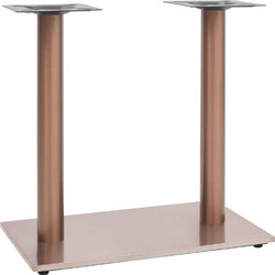 vidaXL Πόδι Τραπεζιού Bistro Μπρονζέ 70x40x72 εκ από Ανοξείδωτο Ατσάλι 325444