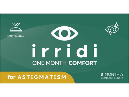 IRRIDI 1MONTH COMFORT ΑΣΤΙΓΜΑΤΙΚΟΙ ΦΑΚΟΙ ΕΠΑΦΗΣ ΥΔΡΟΓΕΛΗΣ (3 ΦΑΚΟΙ)