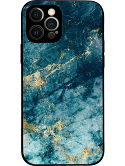 Sonique Marble Series Θήκη iPhone 12 Pro Blue