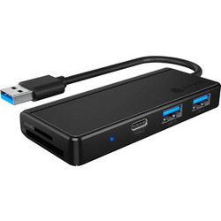 RaidSonic Icy Box IB-HUB1423CR USB Hub 3.0 USB-A με 5 Θύρες USB-A / USB-C / Card Reader