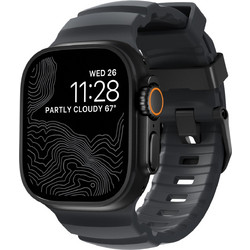 Nomad Rocky Point FKM Λουράκι Σιλικόνης Black / Storm (Apple Watch 42 / 44 / 45 / 49mm)