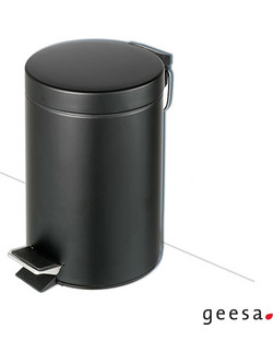 Geesa Opal Επιδαπέδιο Χαρτοδοχείο Black Matt 634-400