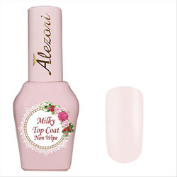 Alezori UV/LED Non Wipe Top Coat Ημιμόνιμο Βερνίκι Νυχιών 15ml