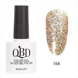 QBD Color Gel 164 Glitter Ημιμόνιμο Βερνίκι Νυχιών 10ml