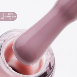 Alezori Elite 01 Rubber Base Ημιμόνιμο Βερνίκι Νυχιών 15ml