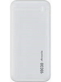 Proda Azeada PD-P107 Power Bank 10000mAh με 2 Θύρες USB-A White