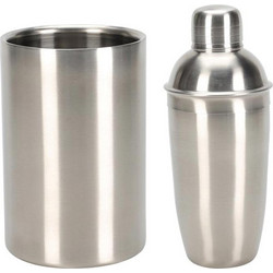 Excellent Houseware Σετ Σέικερ για Κοκτέιλ 2 Τεμ από Ανοξείδωτο Ατσάλι 500ml, A12441330 - Excellent Houseware