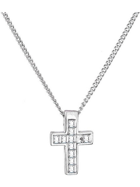 Σταυρός από ορείχαλκο 2cm με κρύσταλλα Swarovski (F1120)