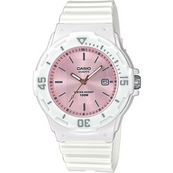 Casio Γυναικείο Ρολόι με Λευκό Λουράκι LRW-200H-4E3VEF