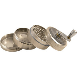 HBI Μύλος Μεταλλικό 55mm 5 Parts Grinder Μέταλλο