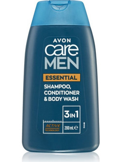 Avon Care Men Fresh Energy 3 in 1 Body & Conditioner & Shampoo 200ml