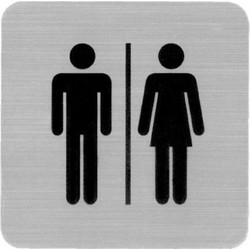 Next επιγραφή darwin Wc γυναικών-ανδρών 7,2x7,2εκ. 2χιλ. πάχος