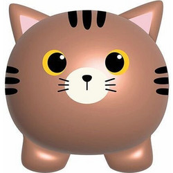 Κουμπαράς I-Total Tabby Cat Καφέ XL2497O