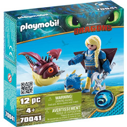 Playmobil Dragons H Άστριντ με Φτεροστολή & Ο Ξωτικoμάτης για 4+ Ετών 70041