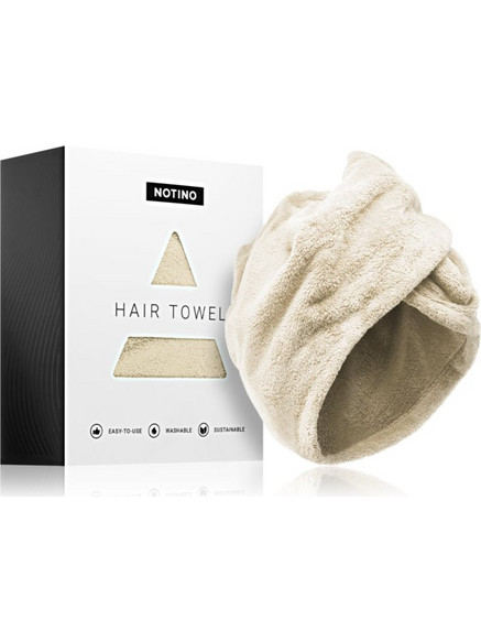 Notino Spa Collection Hair Towel πετσέτα για τα μαλλιά Beige 1 τμχ