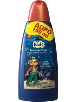Adelco Kids Ντους Παιδικό Σαμπουάν 300ml