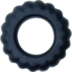 Baile Titan Cock Ring 2cm Ελαστικό Δαχτυλίδι Πέους Σιλικόνης 2cm Μαύρο D-208713