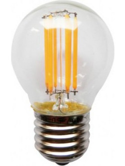 Λάμπα E27 BALL 6W 4000K 230V AC 560LM LED COG (GLAMO6NW)