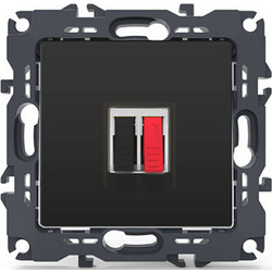 Πρίζα Ηχείων Μονή Χωνευτή Prime 1000113505 36-230VAC Anthracite Aca