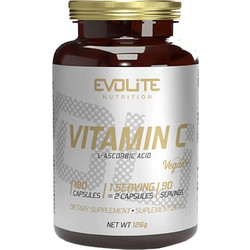 Evolite Vitamin C L-Ascorbic Acid 180 Κάψουλες