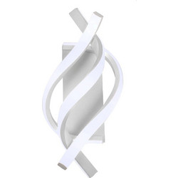 Φωτιστικό LED απλίκα 12W 920lm 4000K φυσικό λευκό, λευκό σώμα HLL-0168 Powertech