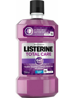 Listerine Total Care Στοματικό Διάλυμα Κατά της Πλάκας & της Ουλίτιδας για Προστασία Ούλων 250ml