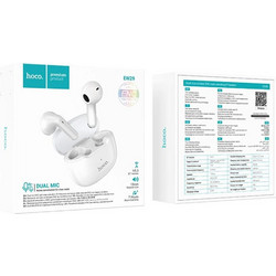 Hoco EW29 ENC Ακουστικά Bluetooth Earbud White