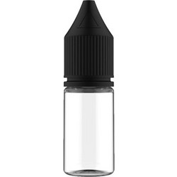 Chubby Gorilla 10ml Clear V3 Solid Black Cap
