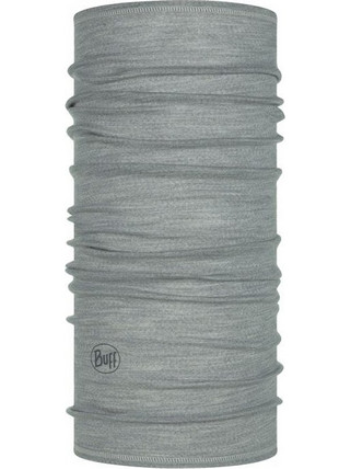 ΜΑΝΤΗΛΙ BUFF Lightweight Merino Wool Tubular Solid Light Grey