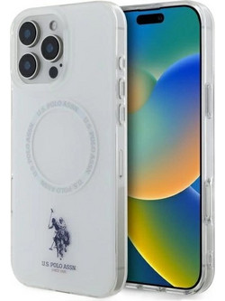 U.S. Polo Assn. IML Ring MagSafe Θήκη White (iPhone 16 Pro)