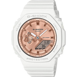 Casio G-Shock Γυναικείο Ρολόι Χρονογράφος με Λευκό Καουτσούκ Λουράκι GMA-S2100MD-7AER