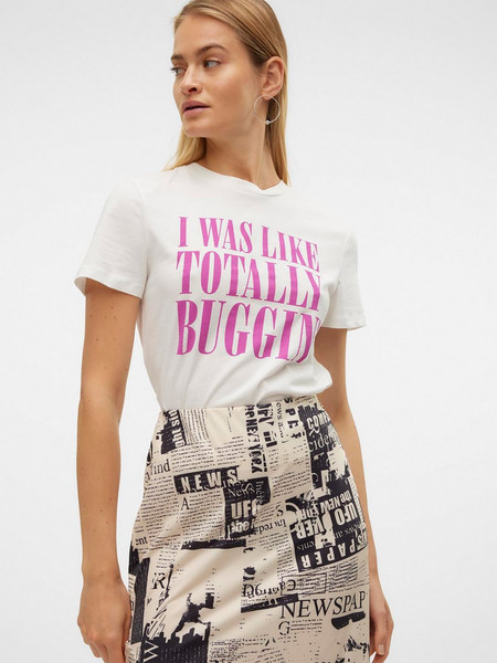 Γυναικείο t-shirt crop SNELLA SS BABY TEE - CLUELESS - NST 10315702