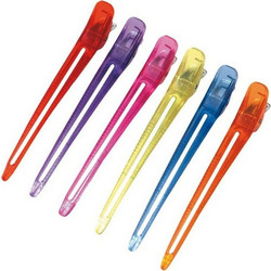 Κλιπ Mαλλιών Eurostil Pinzas Metal-plastico (6 uds)